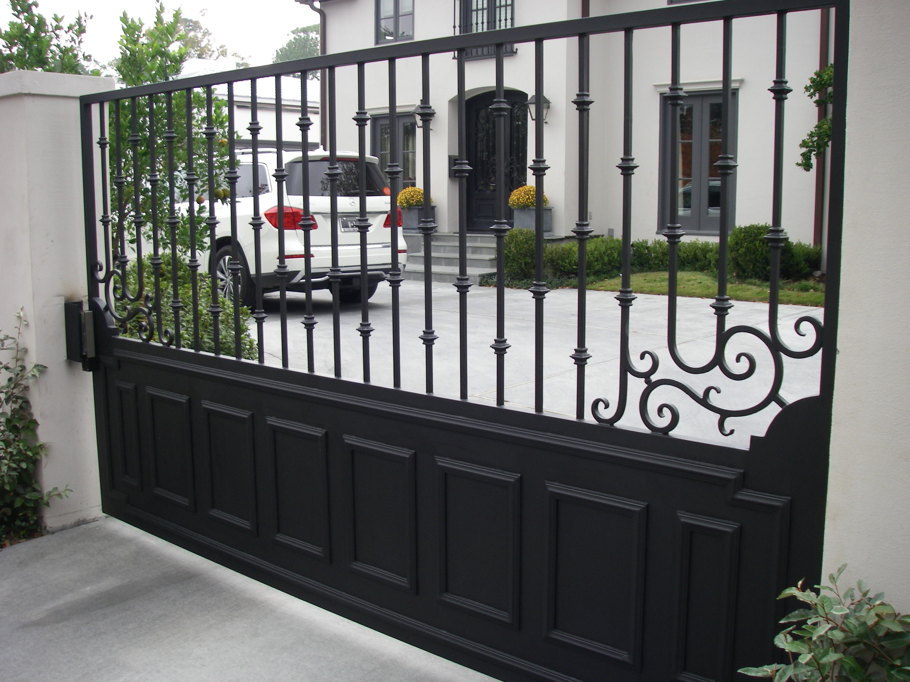 Custom Wrought Iron Driveway Gates Handmade Decorativ - vrogue.co